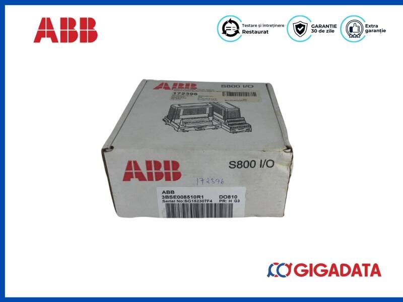 3BSE008510R1 ABB DO810 DIGITAL OUTPUT 24V 16CH - 1
