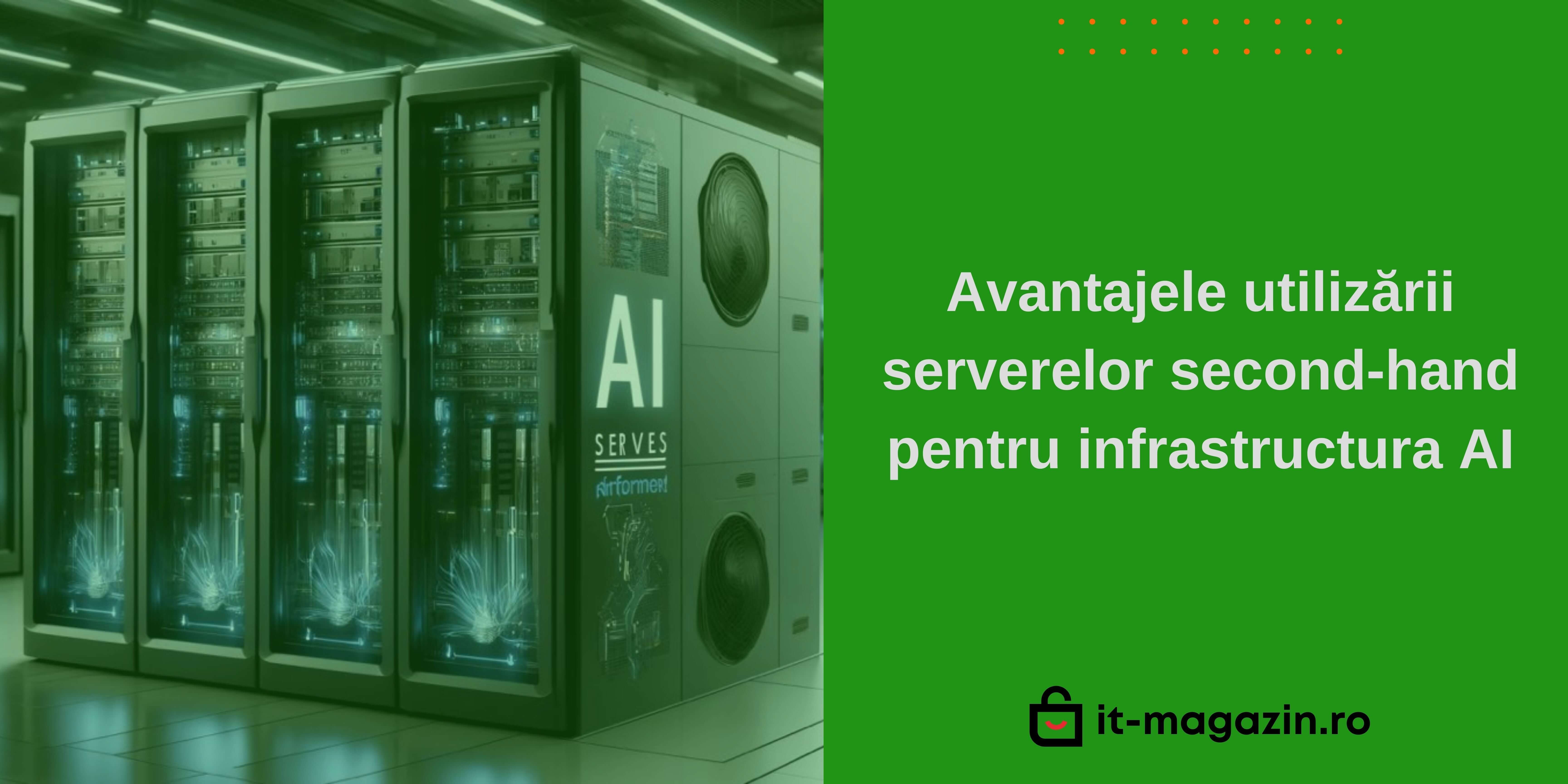 Avantajele utilizării serverelor second-hand pentru infrastructura AI