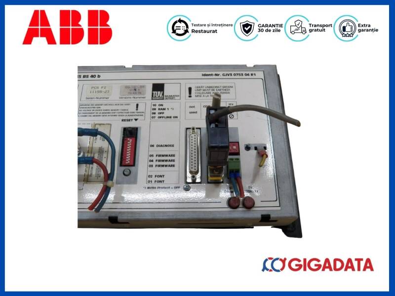 ABB Bedienstation 35 BS 40 b V114.5 Operator Station Panel GJV3 0753 04 R1 - 6