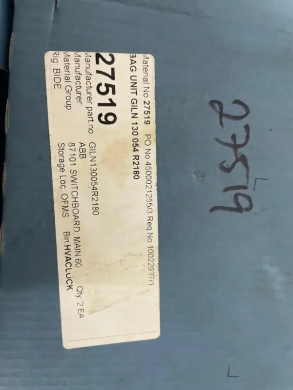 ABB GILN 130 054 R 2180 INSUM BAG Operating & Annunciation Module GILN130054R218 - 2