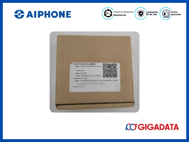 Aiphone NI-BA Sub Statie Interfon Montaj Suprafata - 1
