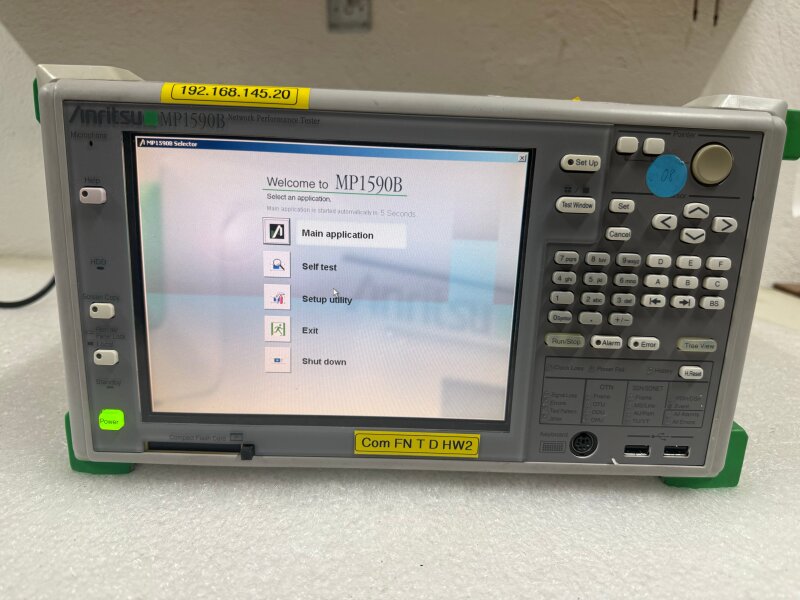 ANRITSU MP1590B Performance Tester cu modulele MU150100A, MU150121A, MU150123A și MU120118B - 3