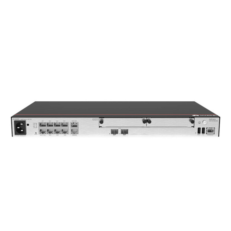 AR720, 2*GE combo WAN, 8*GE LAN, 2*USB 2.0, 2*SIC - 1