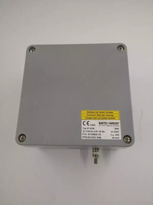 BARTEC VARNOST PTB 08 ATEX 1064 Box Typ 07-5106 - 1
