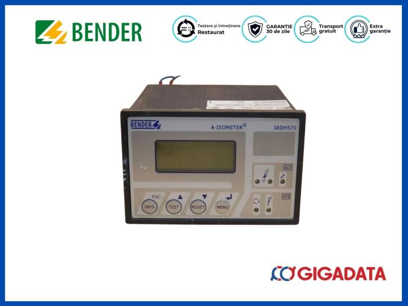 BENDER IRDH575 ISOMETER IRDH575B1-4227 Insulation Monitoring Device - 1