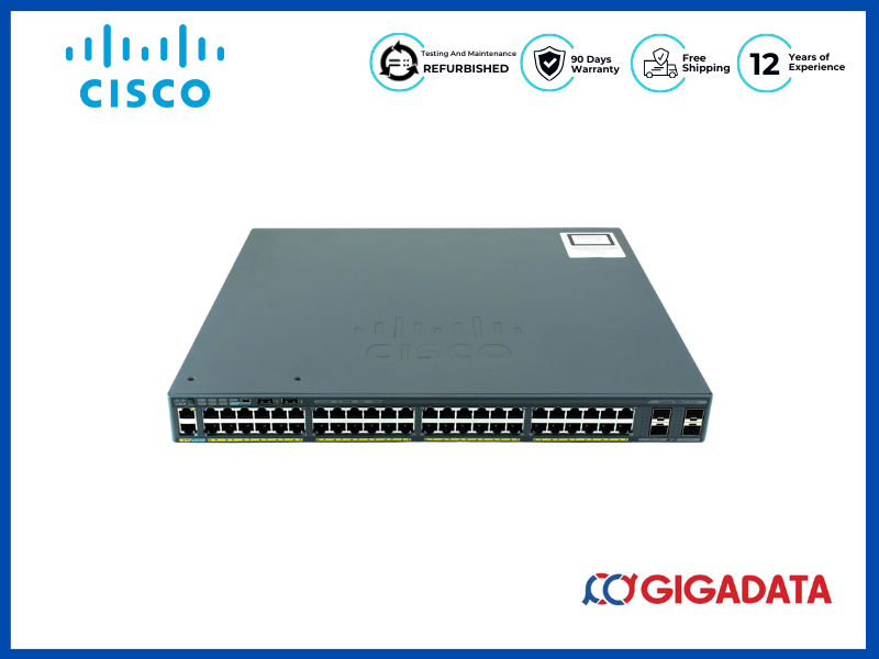 Catalyst 2960-X 48 GigE PoE 740W, 4 x 1G SFP, LAN Base - CISCO