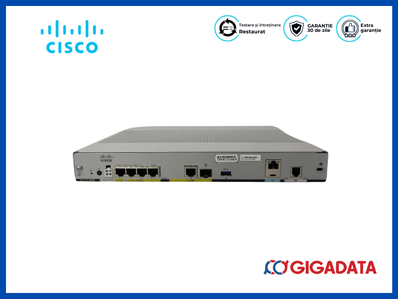 Cisco C1117-4PWE Router Wireless Wi-Fi 5 cu Modem ADSL VDSL - 2