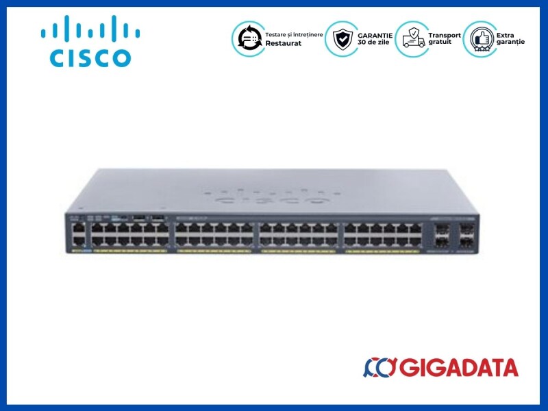 Cisco Catalyst 2960X 48 GigE PoE 740W 2 x 10G SFP+ LA - CISCO