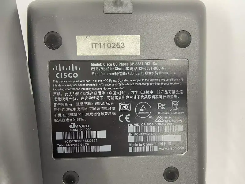 Cisco CP-8831-BASE Telefon Conferinta cu Tastatura si Microfoane - 3