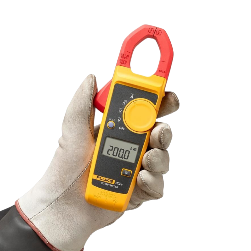 Cleste Ampermetric Fluke 302+ True-RMS, AC 400A, Compact si Precise, CAT III 600V - 2