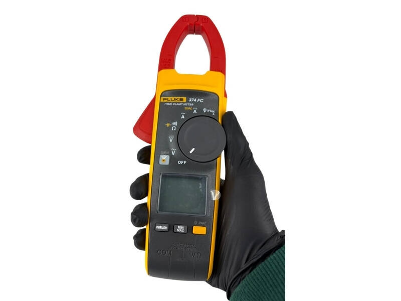 Cleste Ampermetric Fluke 374 FC, TrueRMS AC/DC, Wireless, Precizie și Performanță, CAT III 1000V - 3