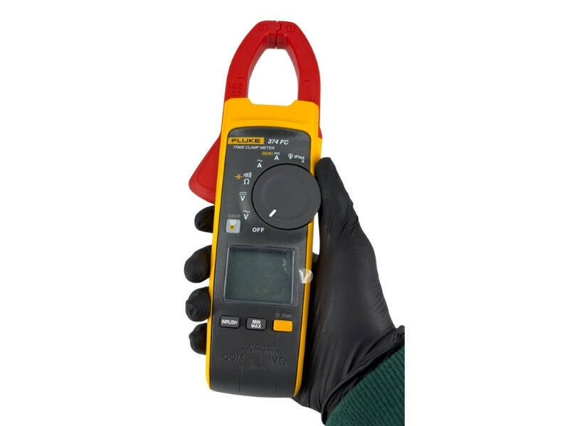 Cleste Ampermetric Fluke 374 FC, TrueRMS AC/DC, Wireless, Precizie și Performanță, CAT III 1000V - 3