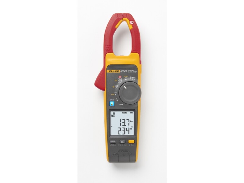 Cleste Ampermetric Fluke 377 FC, TrueRMS AC/DC, Măsurare fără contact, Wireless, CAT III 1000V - Fluke