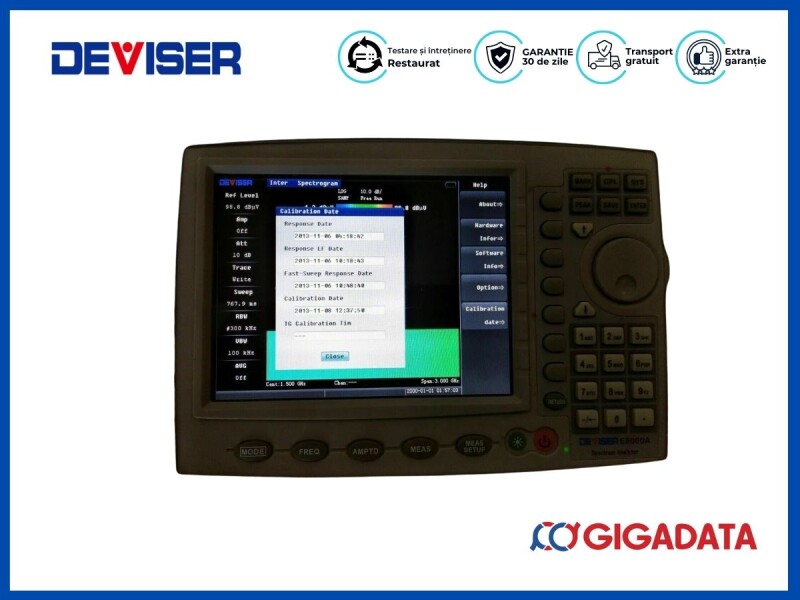 Deviser E8000A RF Spectrum Analyzer - 13