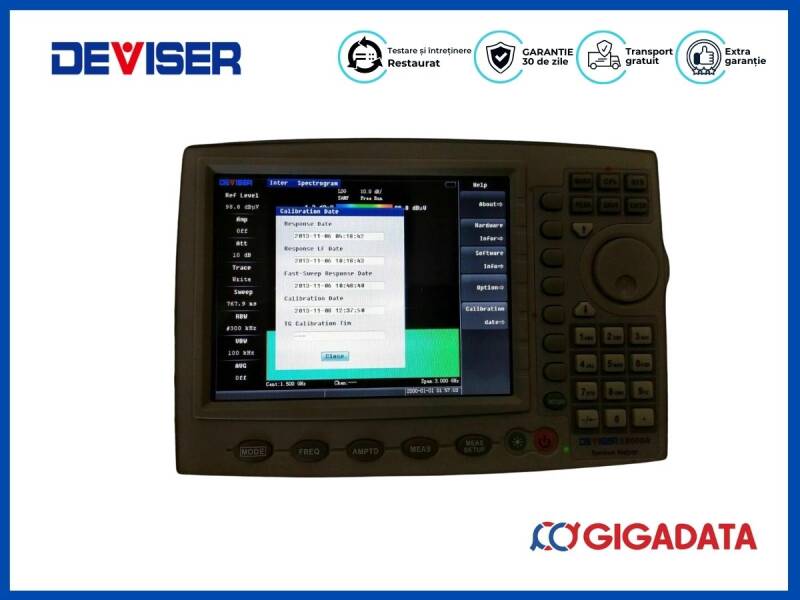 Deviser E8000A RF Spectrum Analyzer - 13