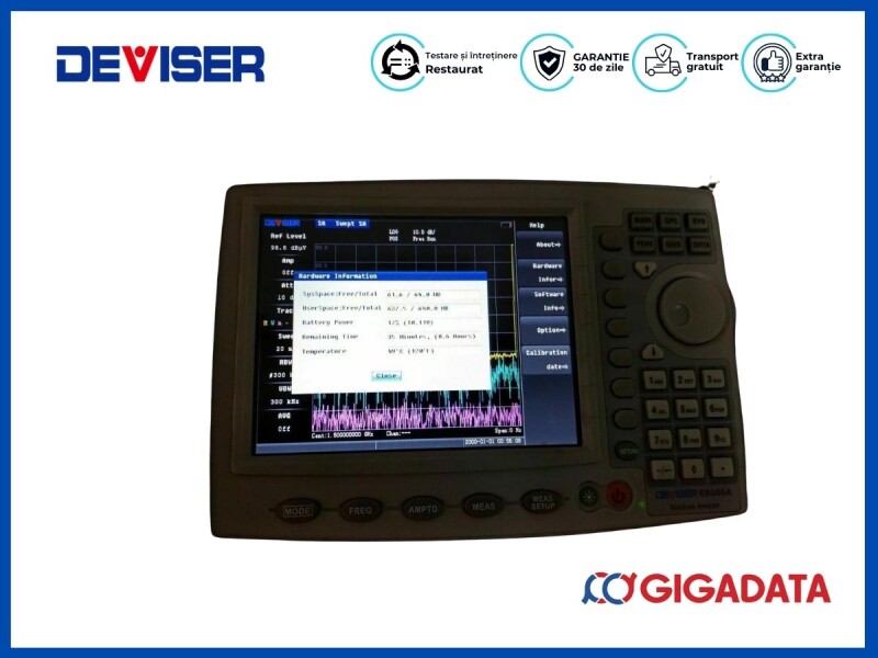 Deviser E8000A RF Spectrum Analyzer *** FREE SHIP*** - 8