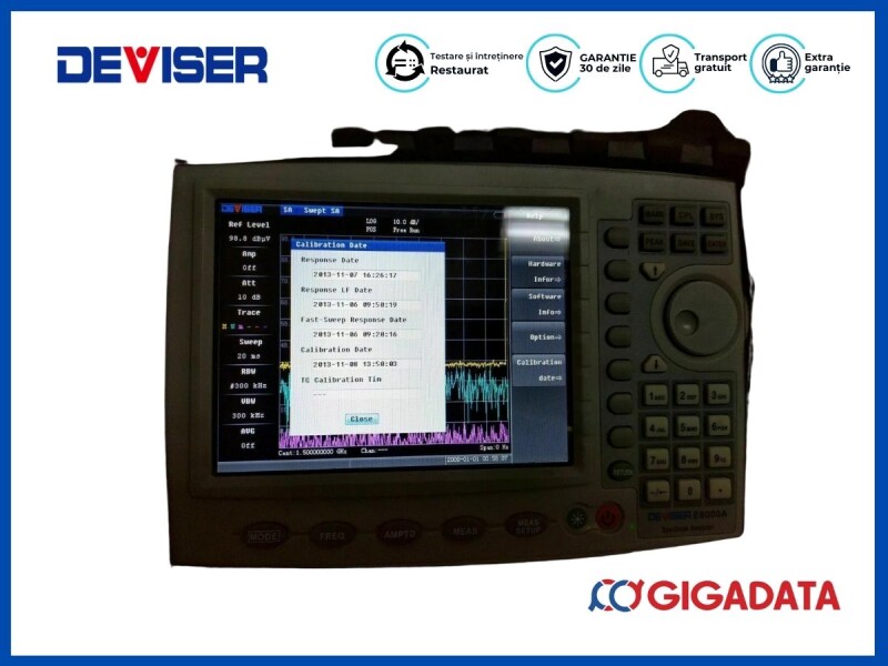 Deviser E8000A RF Spectrum Analyzer *** FREE SHIP*** - 9