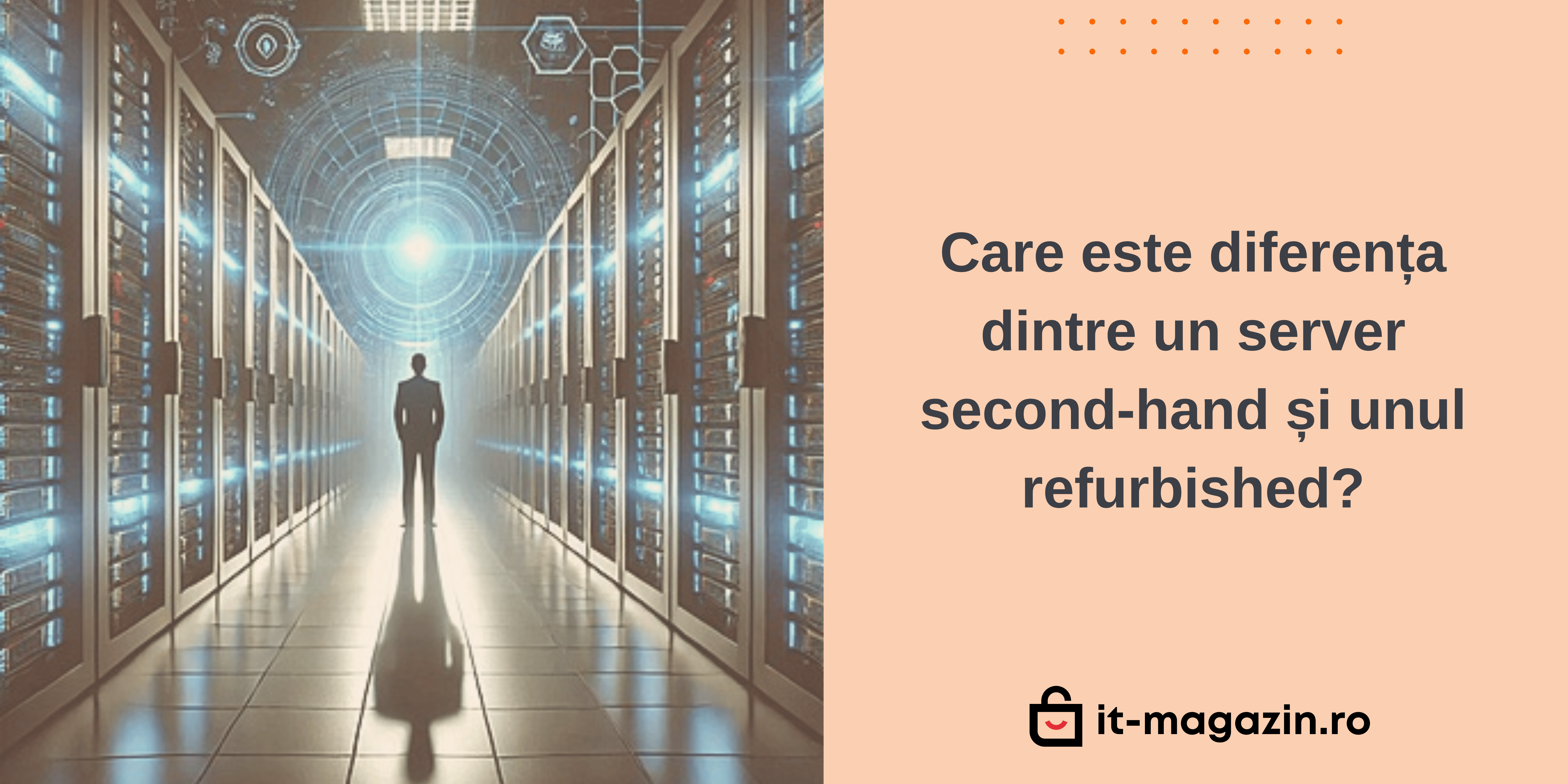 Care este diferența dintre un server second-hand și unul recondiționat?