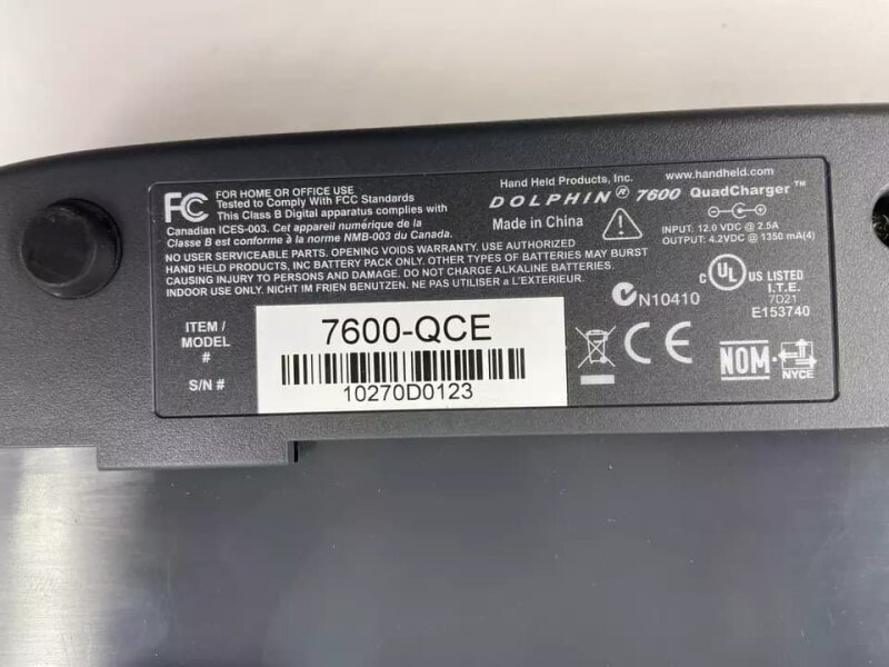 Dolphin 7600 Quad Charger 7600-QCE - 3