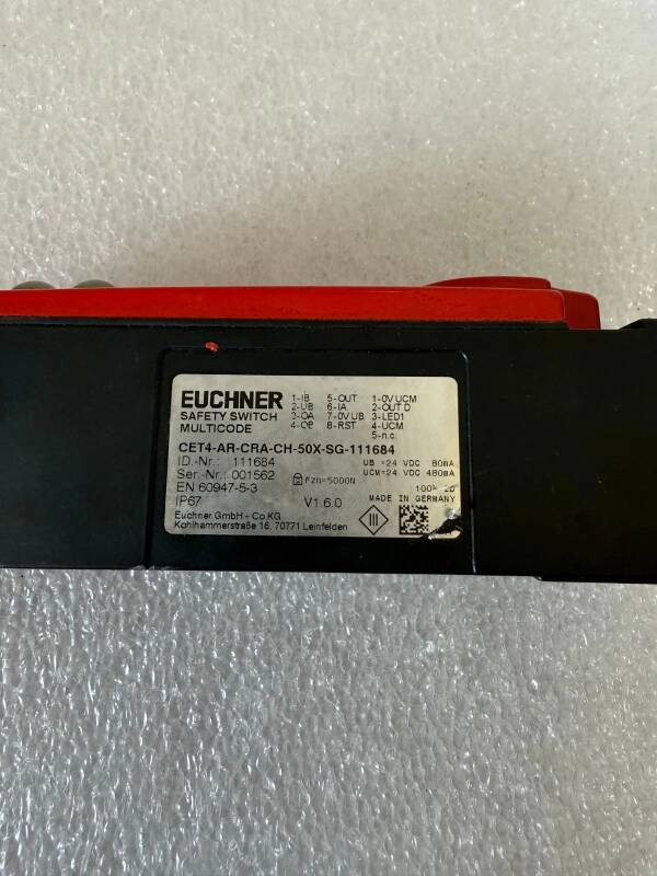 EUCHNER CET4-AR-CRA-CH-50X-SG-111684 Safety Switch Multicode - 3
