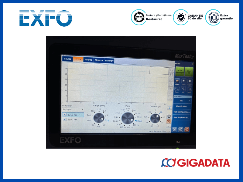 Exfo Max-730C MaxTester SM OTDR MAX-730C-SM2-EA 1310/1550/1625nm with PM-MAX-2X - 5