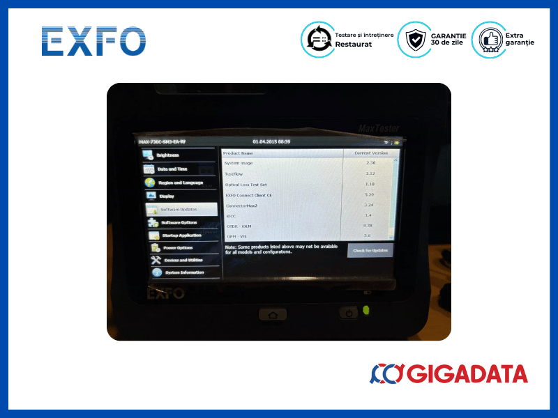 Exfo Max-730C MaxTester SM OTDR MAX-730C-SM3-EA 1310/1550/1625 - 4