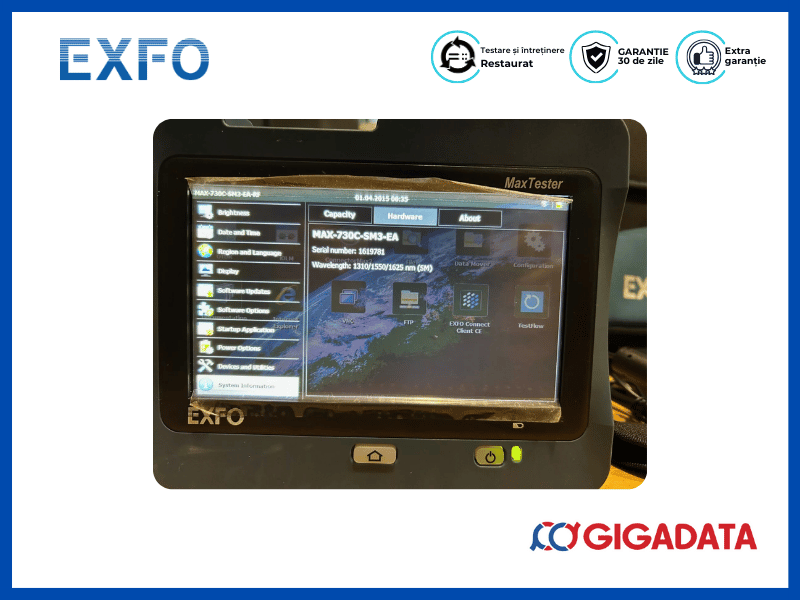 Exfo Max-730C MaxTester SM OTDR MAX-730C-SM3-EA 1310/1550/1625 - 2