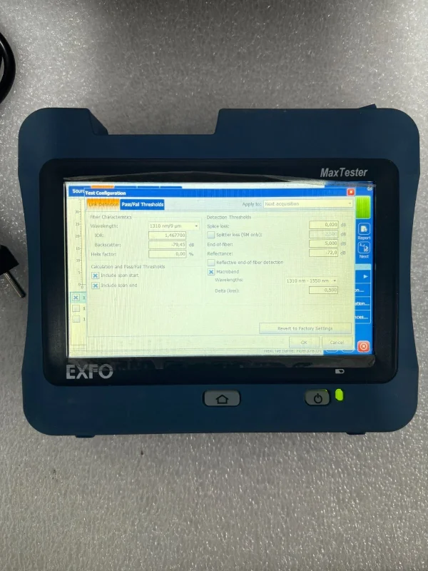 Exfo Max-730C MaxTester SM OTDR MAX-730C-SM3-EA 1310/1550/1625 - 11