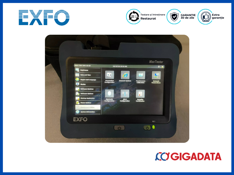 Exfo MaxTester MAX-730C-SM1-EA 730C OTDR 1310nm 1550nm with PM-MAX-2X - 4