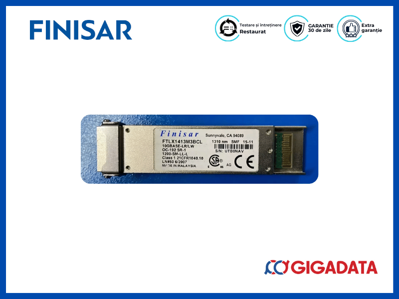 Finisar FTLX1413M3BCL 10GBASE-LR/LW OC-192 SR-1 1200-SM-LL-L 1310 nm SMF - Finisar