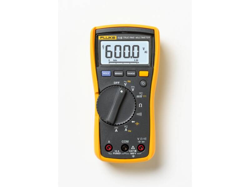 Multimetru Digital Fluke 115 True-RMS, Profesional, 6000 Cifre, CAT III 600V - 1