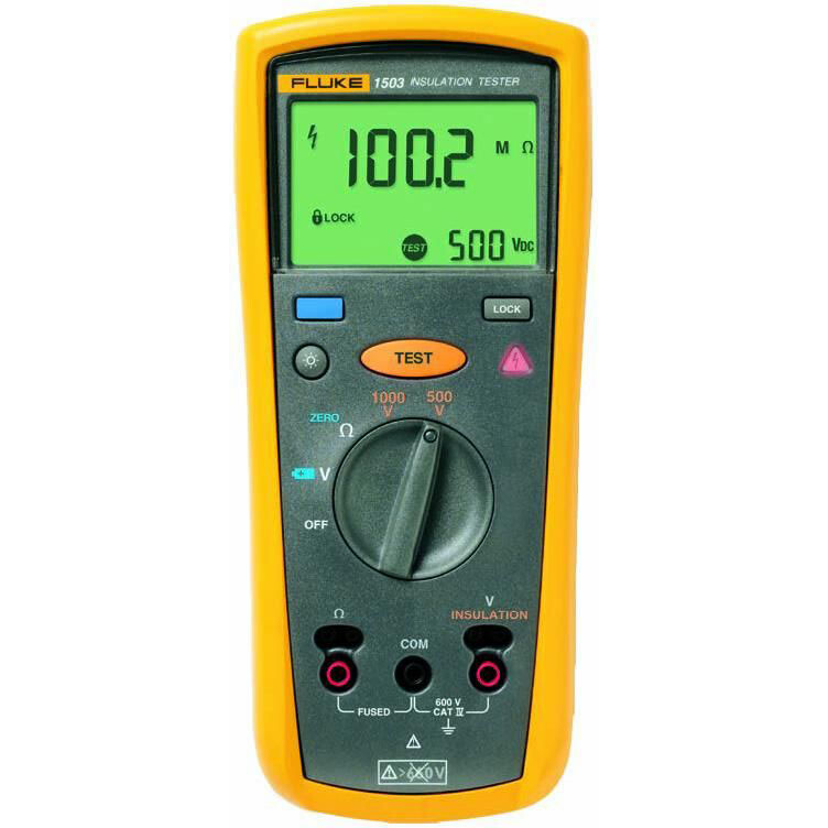 Fluke 1503 – Tester de Rezistență de Izolație 1 kV pentru Siguranța Electrică - Fluke