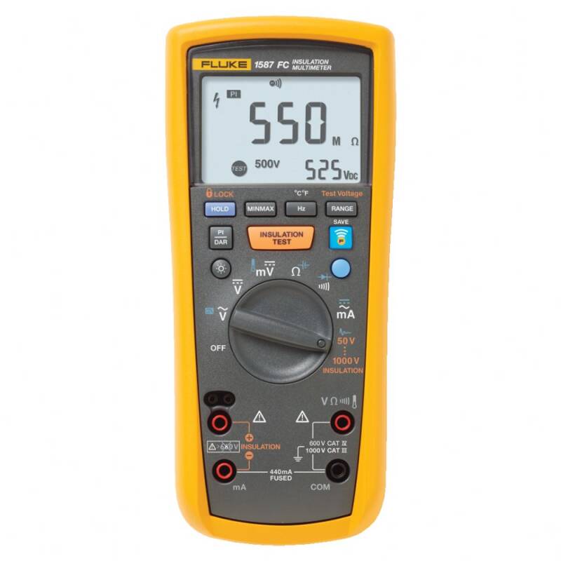 Fluke 1587FC – Tester de Izolație și Multimetru pentru Aplicații Industriale - 1