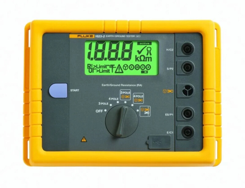 Fluke 1623-2 Geo – Dispozitiv de Testare a Împământării pentru Aplicații Industriale - Fluke