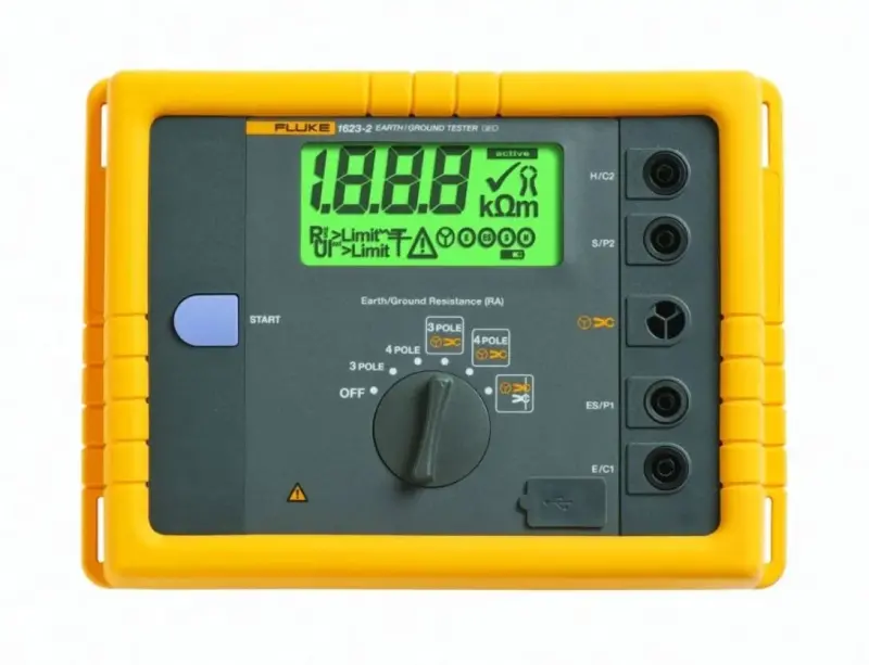Fluke 1623-2 Geo – Dispozitiv de Testare a Împământării pentru Aplicații Industriale - 1