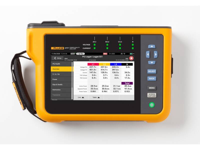 Fluke 1773 – Analizator de Calitate a Energiei Trifazat - 1