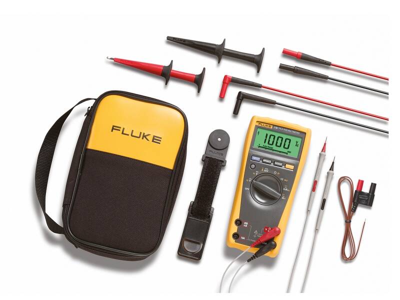 Kit Multimetru Fluke 179/EDA2 True-RMS cu Accesorii, Termometru, Husa si Senzori, CAT III 1000V - 1