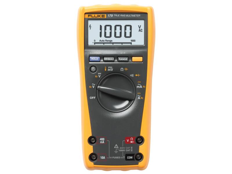 Multimetru Digital Fluke 179 True-RMS, Termometru Integrat, 6000 Cifre, CAT III 1000V - 1