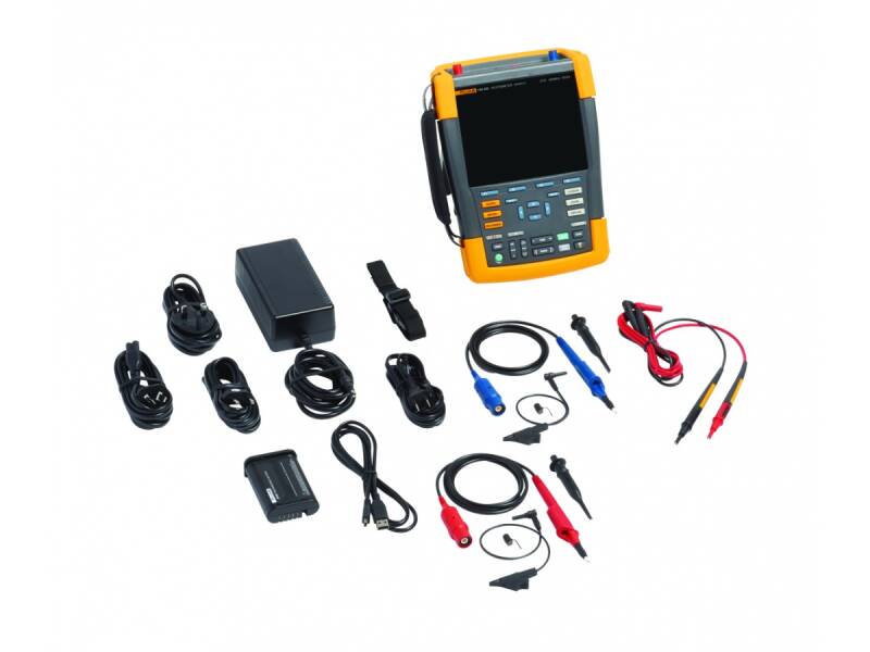 Fluke 190-202-III-S ScopeMeter® cu Kit SCC-293 – Soluția Completă pentru Testarea Osciloscoapelor Portabile - 1