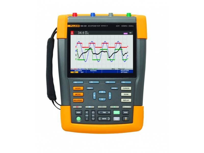 Fluke 190-204-III ScopeMeter® – Soluția Avansată pentru Testarea Osciloscoapelor Portabile - 1