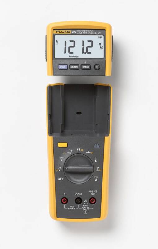 Multimetru Fluke 233 True-RMS cu Ecran Detasabil, Wireless, 1000V, CAT III 1000V - 2