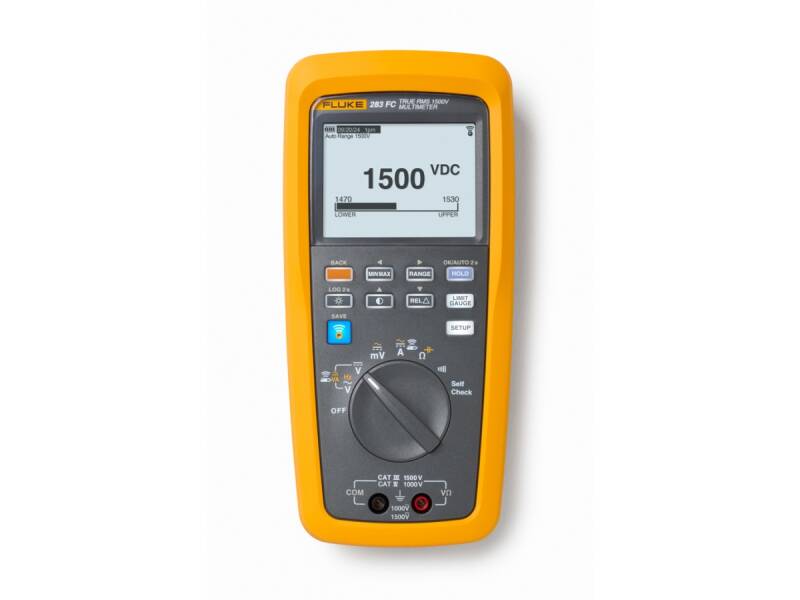 Fluke 283 FC True-RMS CAT III 1500 V – Multimetru Digital pentru Energie Solară de Înaltă Precizie - 1