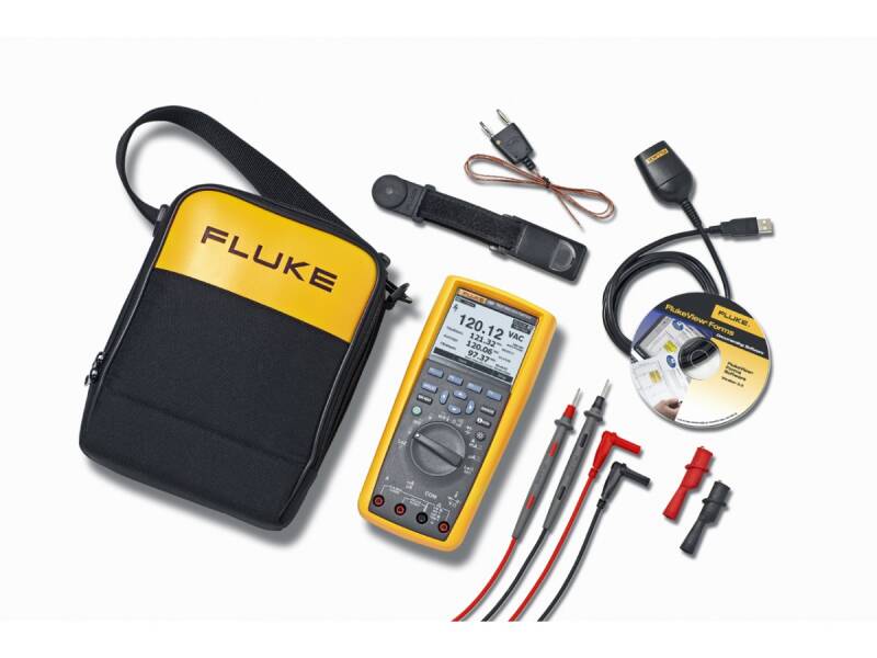 Set Multimetru Fluke 289 True-RMS cu FlukeView Software, 50000 Cifre, TrendCapture, CAT III 1000V - 1