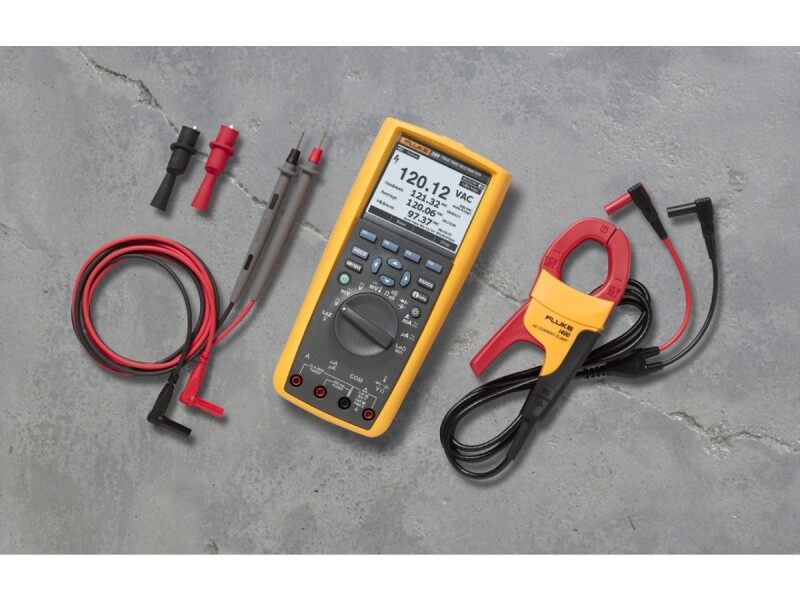 Set Fluke 289 IMSK Multimetru Industrial True-RMS cu Accesorii si Husa, 50000 Cifre, CAT III 1000V - Fluke