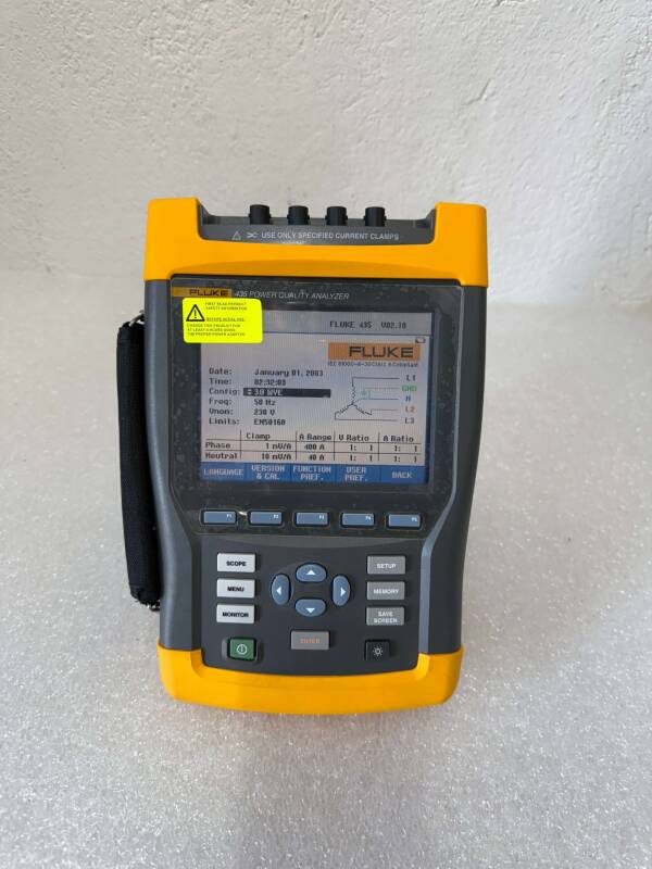 FLUKE 435 POWER QUALITY ANALYZER - 3