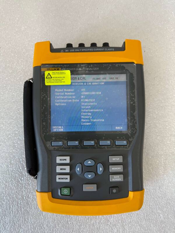 FLUKE 435 POWER QUALITY ANALYZER - 1