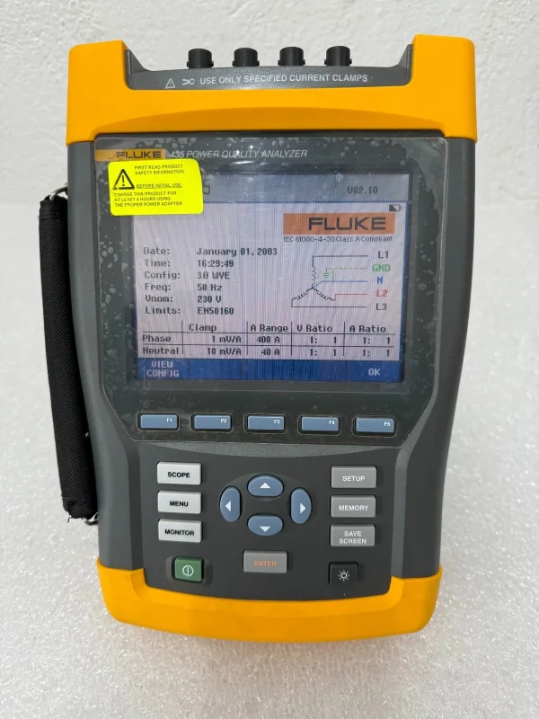 Fluke 435 Power Quality Analyzer (fara adaptor de alimentare) - 1