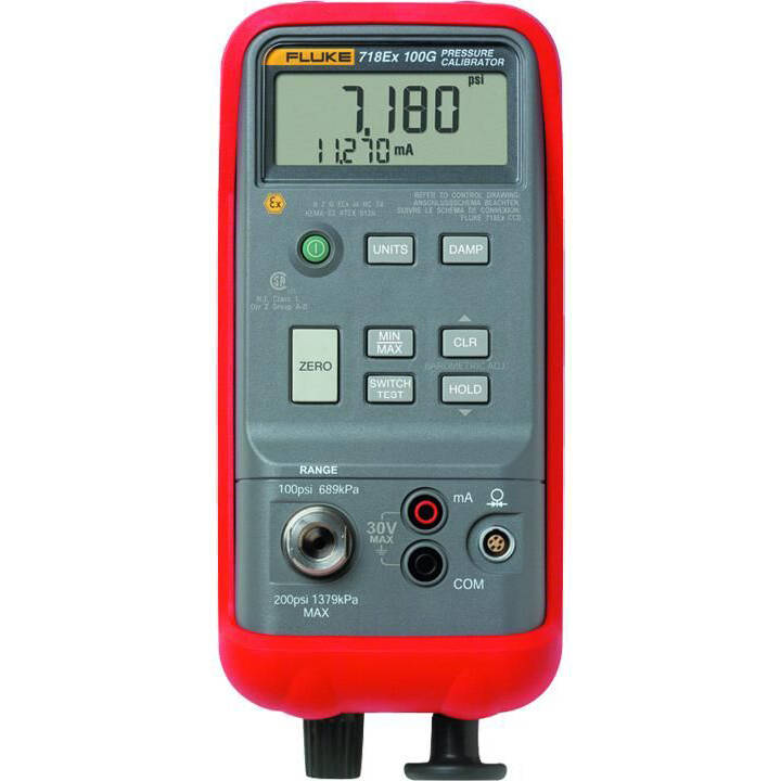 Fluke 718EX 300G – Calibrator de Presiune Intrinsec Securizat pentru Zone Periculoase - 1