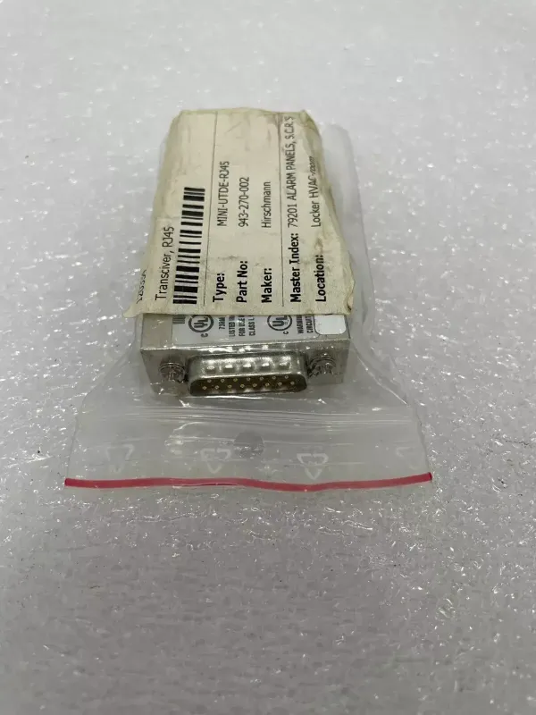 Hirschmann Mini-UTDE 10 BASE-T Twisted Pair Transceiver - 1