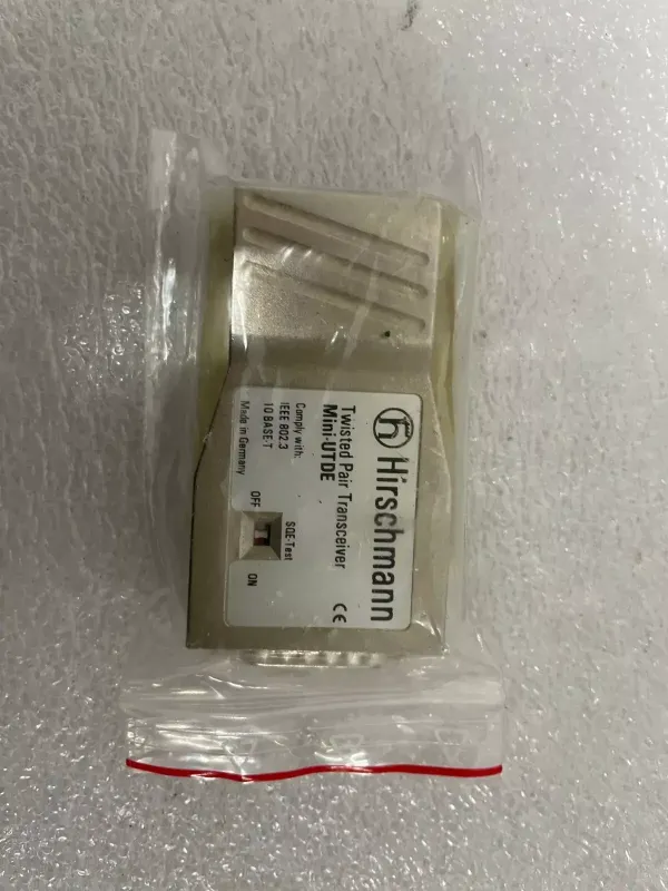 Hirschmann Mini-UTDE 10 BASE-T Twisted Pair Transceiver - 3